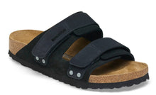 Load image into Gallery viewer, BIRKENSTOCK Uji Black Suede Leather Slide | Soul 2 Sole Shoes