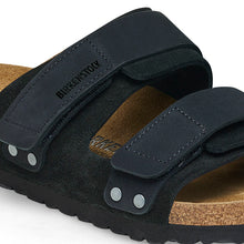 Load image into Gallery viewer, BIRKENSTOCK Uji Black Suede Leather Slide