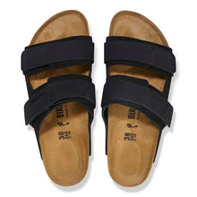 Load image into Gallery viewer, BIRKENSTOCK Uji Black Suede Leather Slide