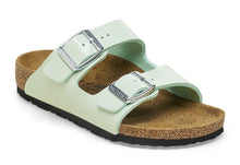 Load image into Gallery viewer, BIRKENSTOCK Kids Arizona Surf Green Patent Slides