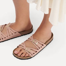 Load image into Gallery viewer, BIRKENSTOCK Granada Soft Pink Nubuck Leather Sandal