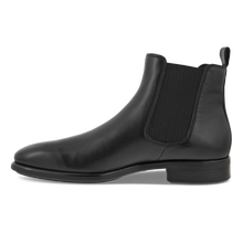 Load image into Gallery viewer, ECCO Citytray Black Chelsea Leather Mens Pull On Boot