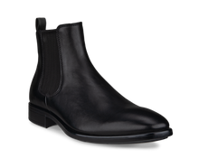 Load image into Gallery viewer, ECCO Citytray Black Chelsea Leather Mens Pull On Boot
