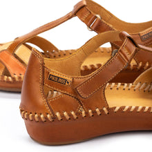 Load image into Gallery viewer, PIKOLINOS Puerto Vallarta Leather Sandal in Brandy