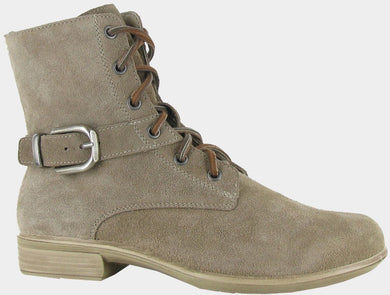 NAOT ALIZE ALMOND SUEDE LEATHER LADIES LACE UP BOOT