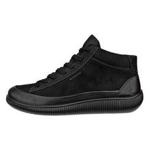 Load image into Gallery viewer, ECCO Soft Zero Black Waterproof Sneaker/Bootie