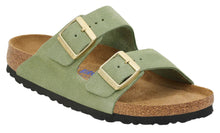 Load image into Gallery viewer, Birkenstock Arizona Green Tea Suede