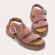 Load image into Gallery viewer, NAOT Clarkson Rose Suede Ladies Sandal