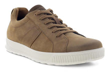 Load image into Gallery viewer, ECCO Byway Camel Mens Leather Sneaker