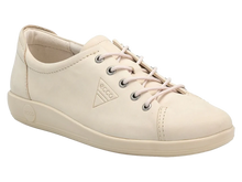 Load image into Gallery viewer, ECCO Soft 2.0 Limestone Ladies Nubuck Sneaker