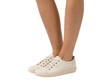 Load image into Gallery viewer, ECCO Soft 2.0 Limestone Ladies Nubuck Sneaker