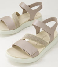 Load image into Gallery viewer, ECCO Flowt Grey Rose Metallic Ladies Sandal