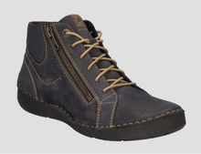 Load image into Gallery viewer, JOSEF SEIBEL Fergey 67 Titan Nubuck/Leather Ladies Zip Lace Boot