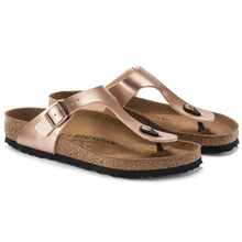 Load image into Gallery viewer, BIRKENSTOCK Gizeh Copper Birko Flor Ladies Thong