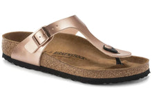 Load image into Gallery viewer, BIRKENSTOCK Gizeh Copper Birko Flor Ladies Thong