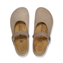 Load image into Gallery viewer, BIRKENSTOCK MANTOVA TAUPE SUEDE LEATHER SHOE