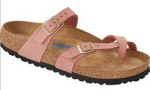 Load image into Gallery viewer, BIRKENSTOCK MAYARI SFB OLD ROSE NUBUCK LEATHER THONG
