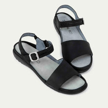 Load image into Gallery viewer, NAOT Nagoya Black Ladies Leather Sandal