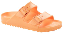 Load image into Gallery viewer, BIRKENSTOCK EVA ARIZONA PAPAYA WATERPROOF SLIDES