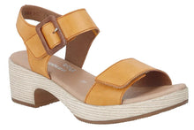 Load image into Gallery viewer, REMONTE by Rieker Mandarine Ladies Leather Heeled Sandal (D0N52)
