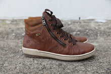 Load image into Gallery viewer, REMONTE by Rieker Lola D0772 Womens Brown Tex Leather/Suede Ankle Zip Lace Boot