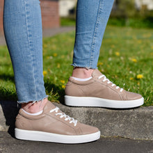 Load image into Gallery viewer, ECCO Soft 60 W Nude Ladies Leather Sneaker
