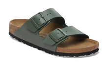 Load image into Gallery viewer, BIRKENSTOCK Arizona Thyme Smooth Leather Slides