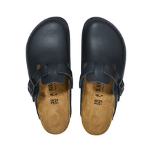 Load image into Gallery viewer, BIRKENSTOCK Boston Pro Black PU Coated Oiled Leather Clog