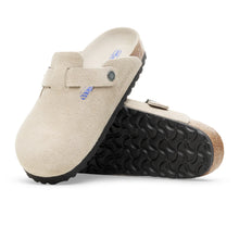 Load image into Gallery viewer, BIRKENSTOCK Boston Oyster Tonal Soft Footbed Suede