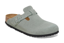 Load image into Gallery viewer, BIRKENSTOCK Boston Pure Sage Suede with Softbed