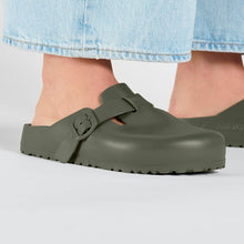 Load image into Gallery viewer, BIRKENSTOCK Boston EVA Khaki Waterproof Clog