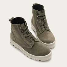 Load image into Gallery viewer, NAOT Canoe Hunter Green Suede Leather Ladies Boot