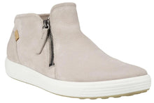 Load image into Gallery viewer, Ecco Soft 7 Grey Rose Leather Bootie