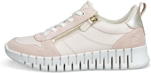 Load image into Gallery viewer, Ecco Gruuv Flexible Sole Limstone Rose Ladies Leather Sneaker
