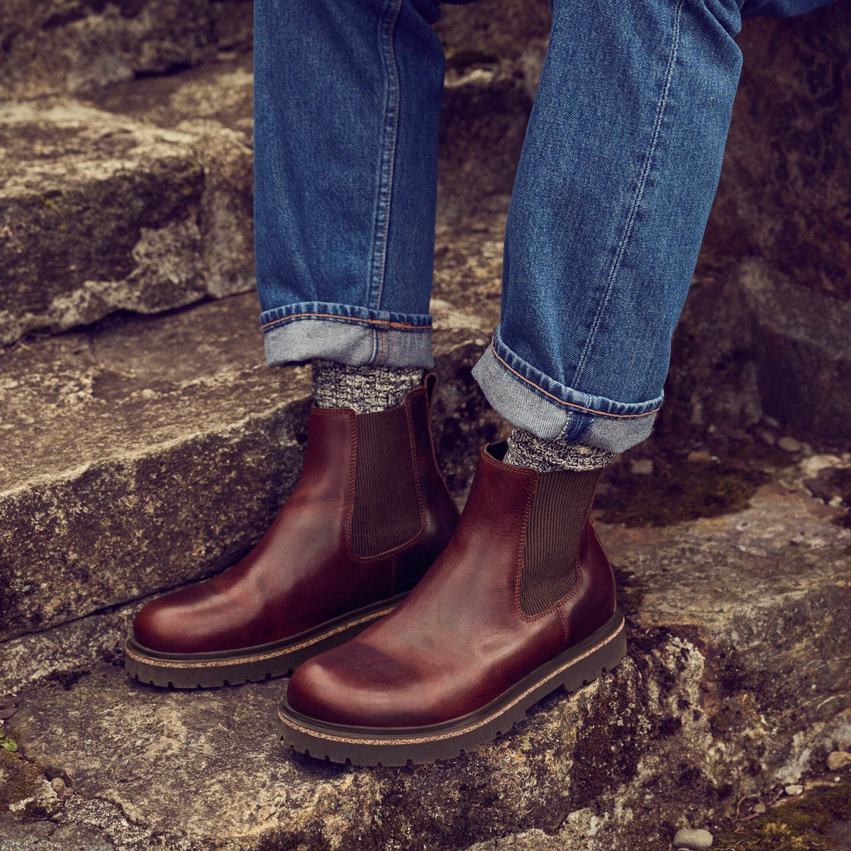 BIRKENSTOCK Highwood Mens Chocolate Leather Boot SOUL SOLE