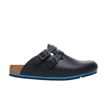 Load image into Gallery viewer, BIRKENSTOCK Kay Pro Black PU Coated Oiled Leather Clog