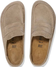 Load image into Gallery viewer, BIRKENSTOCK Naples Wrapped Taupe Suede Clog