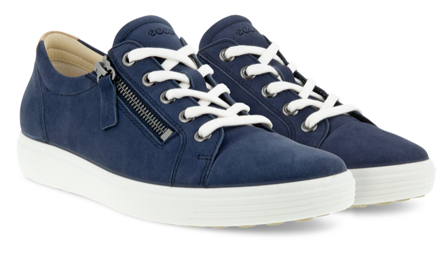 Ecco soft 7 top side zip sneaker