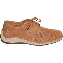 Load image into Gallery viewer, Rieker 05226 Brown Leather Mens Lace up Shoe