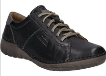 Load image into Gallery viewer, JOSEF SEIBEL Felicia 02 Black Leather Lace Up Walking Shoe | Soul 2 Sole Shoes