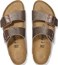 Load image into Gallery viewer, BIRKENSTOCK Arizona Graceful Taupe Birko Flor Ladies Slides