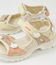 Load image into Gallery viewer, ECCO Offroad Multicolour Straw Ladies Sandal