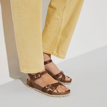 Load image into Gallery viewer, BIRKENSTOCK Kumba Cognac Oiled Leather Sandals