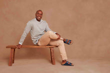 Load image into Gallery viewer, BIRKENSTOCK Arizona Blue Smooth Leather Slides