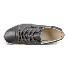 Load image into Gallery viewer, ECCO Soft 7 Zip Ladies Dark Shadow Leather Sneaker