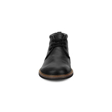 Load image into Gallery viewer, ECCO Turn Black Leather Mens Lace Up Boot