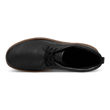 Load image into Gallery viewer, ECCO Turn Black Leather Mens Lace Up Boot