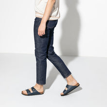 Load image into Gallery viewer, BIRKENSTOCK Arizona Blue Smooth Leather Slides