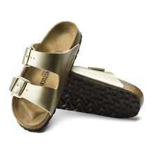 Load image into Gallery viewer, BIRKENSTOCK Arizona Gold Birko Flor Sandals