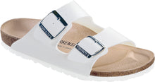 Load image into Gallery viewer, BIRKENSTOCK Arizona White Birko Flor Sandals